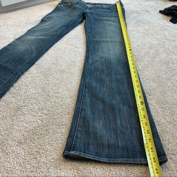 Rock & Republic pink stitching bootcut jeans Sz 30 - Picture 9 of 11